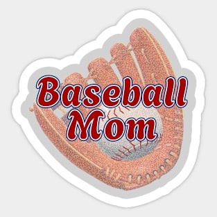 Baseball Mom Sticker